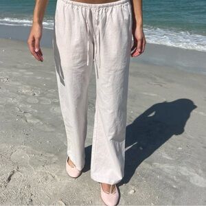Brandy Melville Orange Stripe Pant